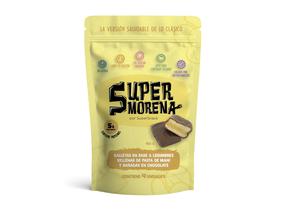 Super morena doypack 160 gramos Marca Supersnack