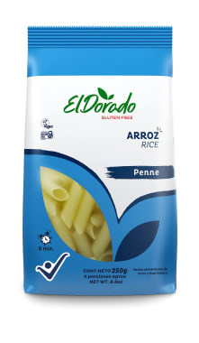 Pasta de arroz penne 250 gramos El Dorado