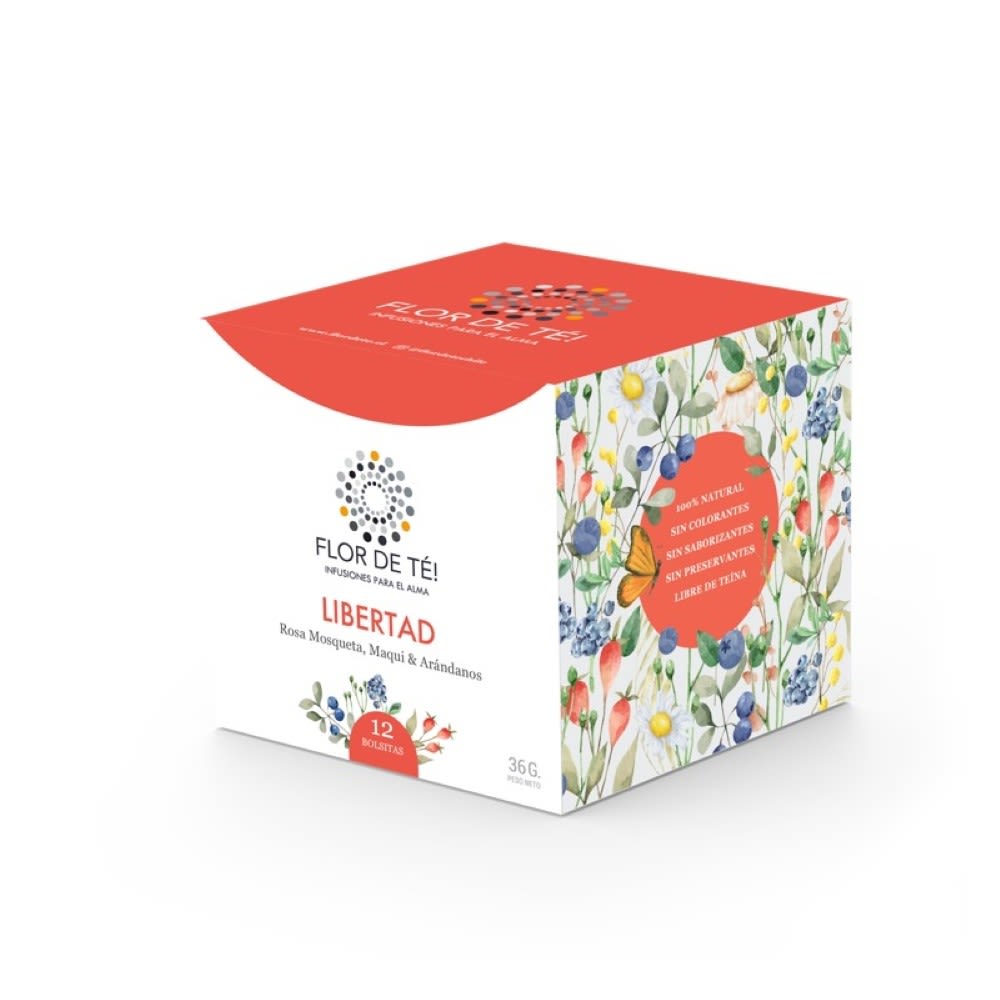 Infusion Libertad 36 gramos Marca Flor de Te