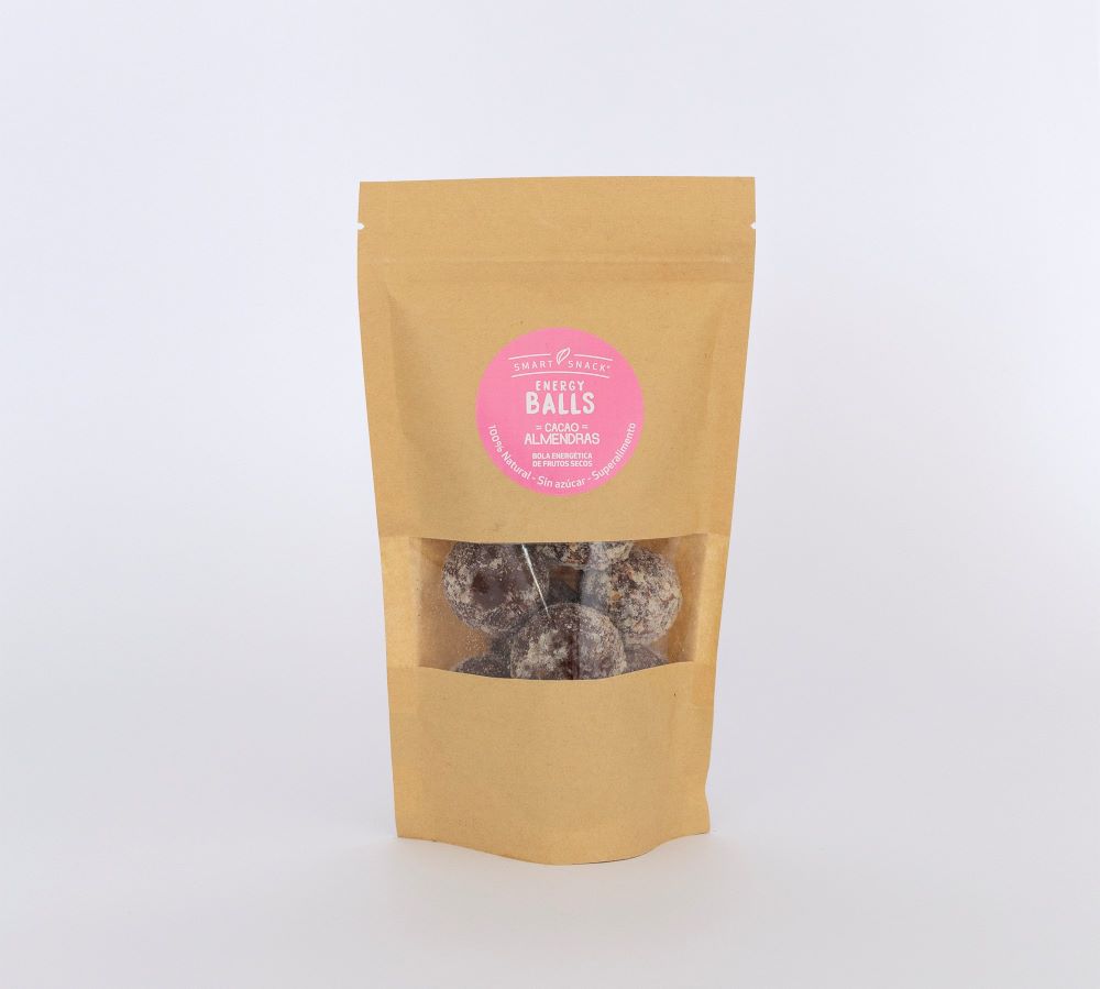 Energy balls cacao almendras 200 gramos Marca Smart Snack
