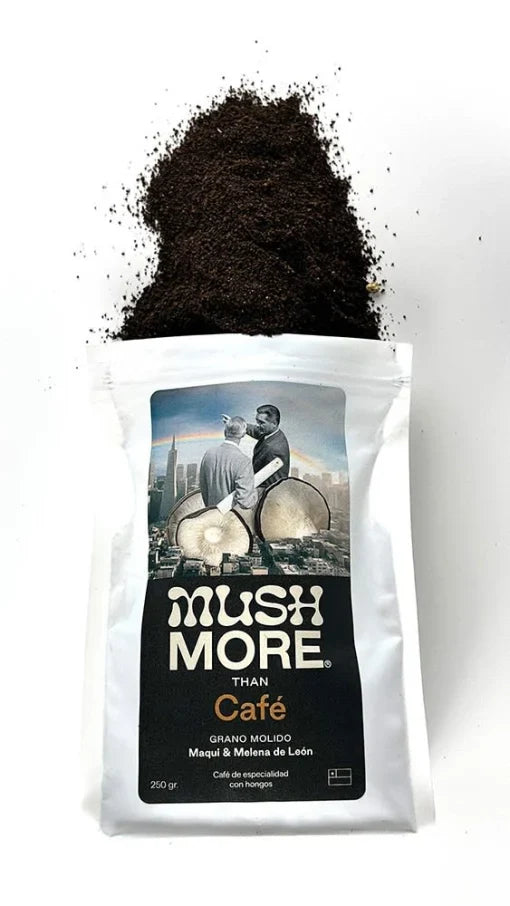 Brain storm cafe molido con melena de leon 250 gramos Marca Mushmore