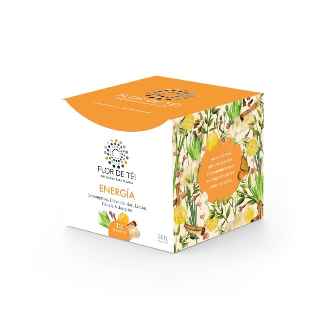 Infusion Energia 36 gramos Marca Flor de Te
