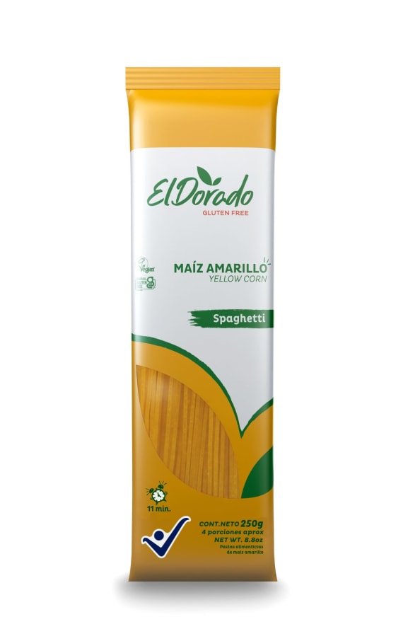 Pasta de maiz spaguetti 250 gramos El Dorado