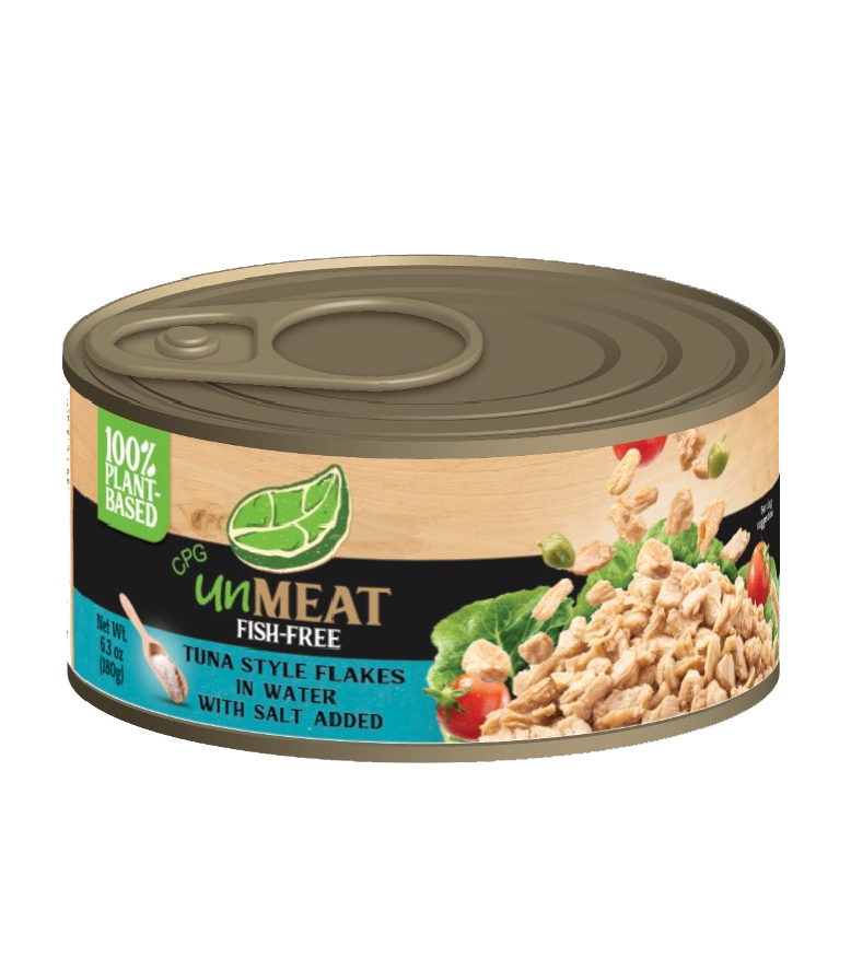 Sucedaneo de atun en agua 180 gramos Marca Unmeat