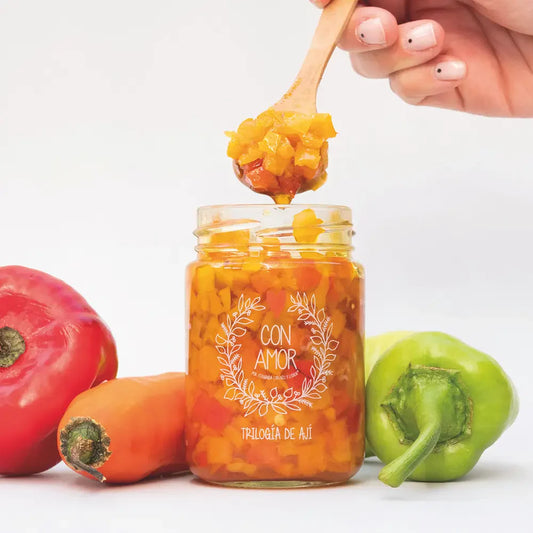 Trilogia de aji 156 gramos Marca Con Amor