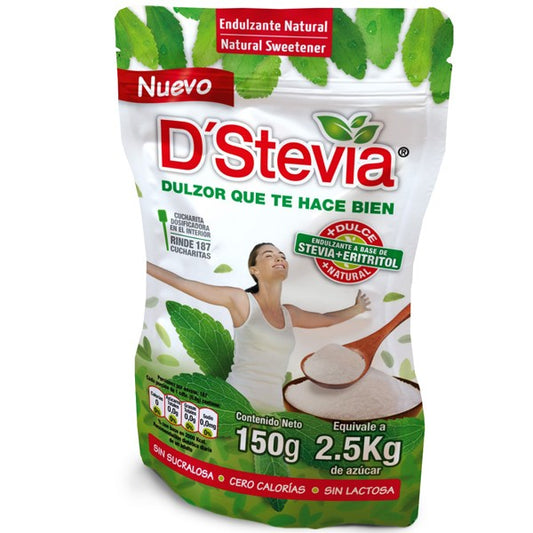 Endulzante-dstevia-doypack-granulado-150-gramos-Marca-D-Stevia