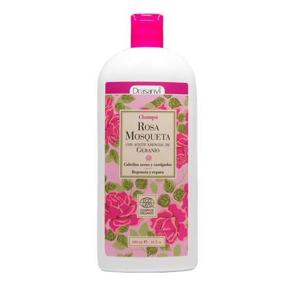 Champu rosa mosqueta bio 500 cc Marca Drasanvi