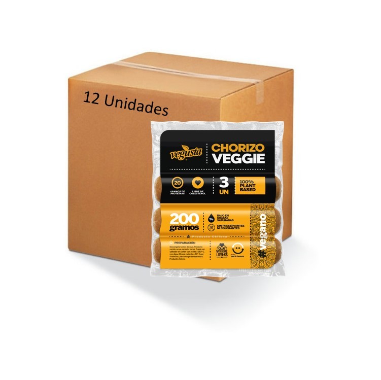 Caja-Chorizo-veggie-12-unidades-200-gramos-Marca-Vegusta