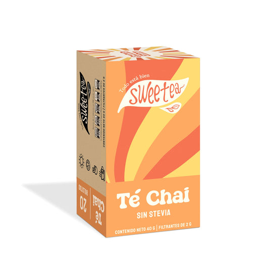 Te chai sin stevia 20 sobres Marca Sweetea