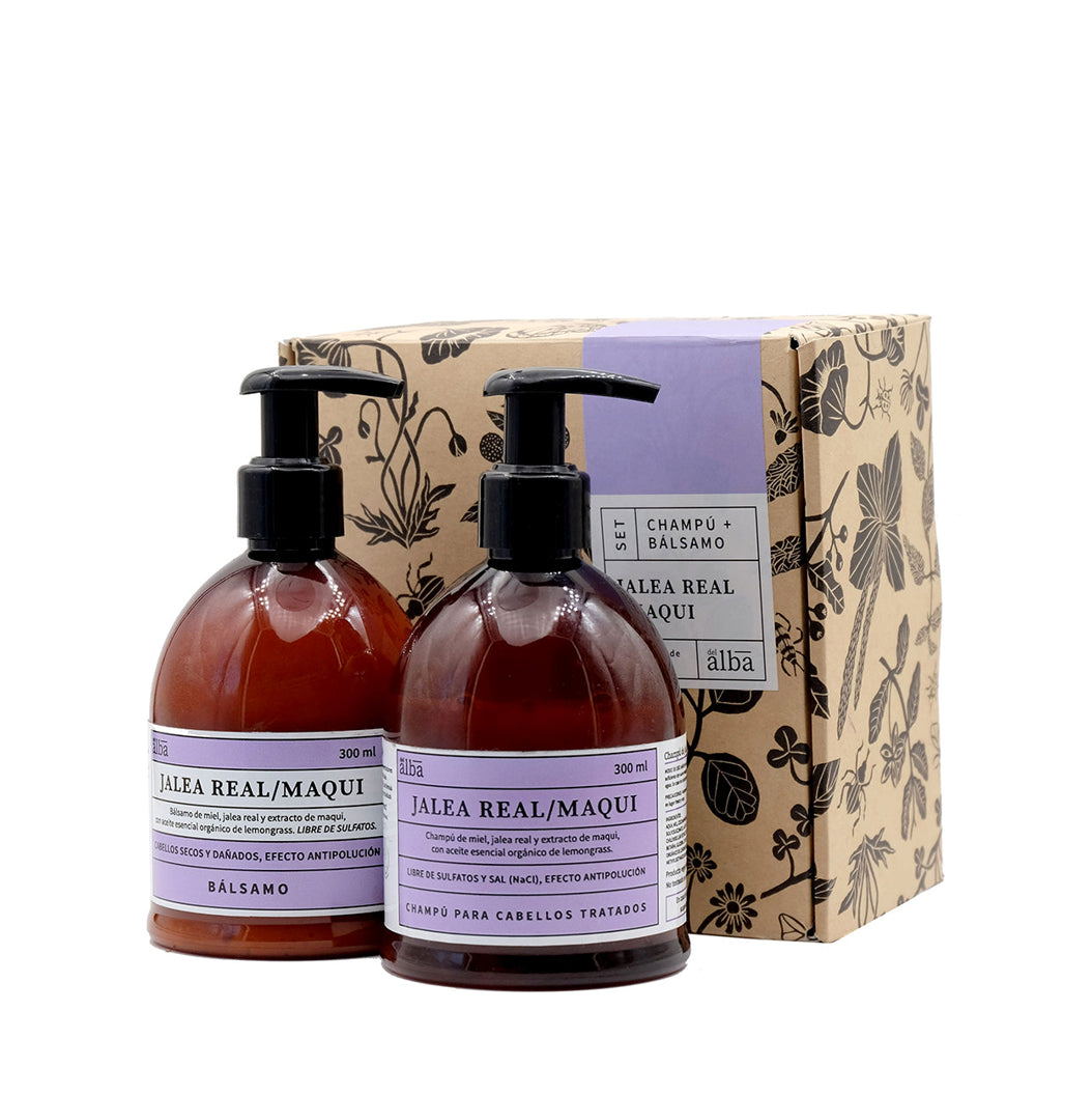pack-champu-y-balsamo-antipolucion-maqui-jalea-real-apicola-del-alba