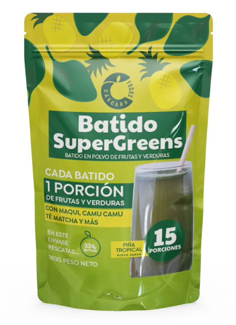 Batido-Supergreens-sabor-piÃ±a-180-gramos-Marca-Cascara-Foods