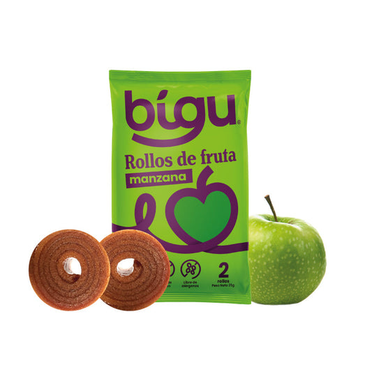 Yico manzana 25 gramos Marca Bigu snacks