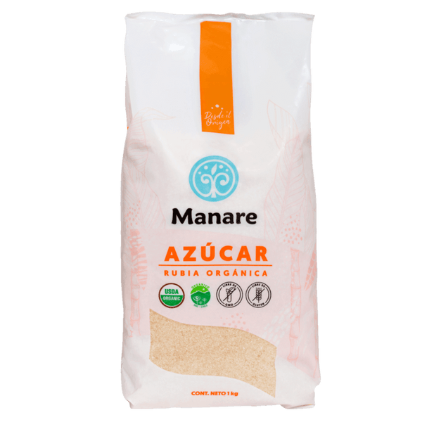 Azucar rubia organica 1 kilo Marca Manare