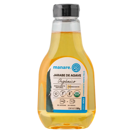 Jarabe de agave organico 330 gramos Marca Manare