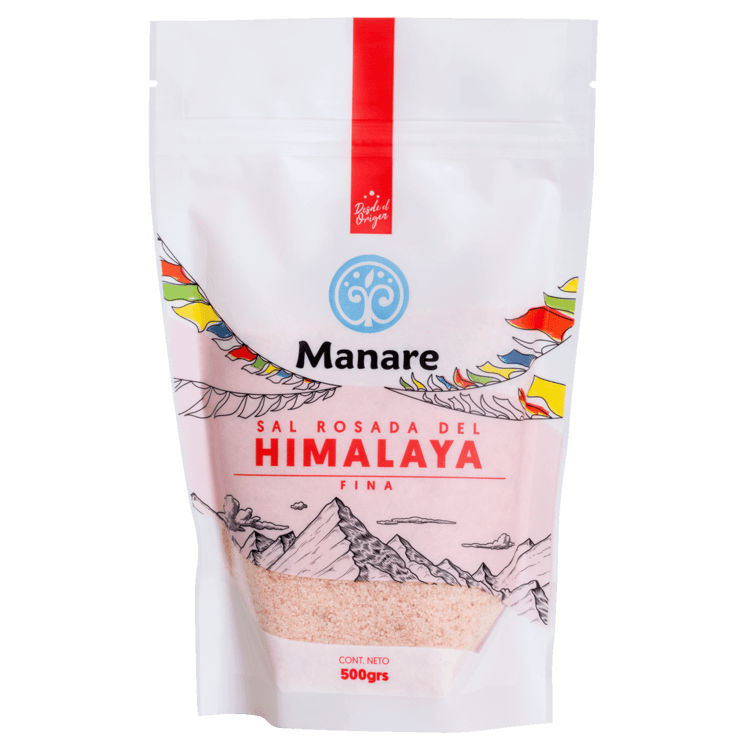 Sal rosada del himalaya fina 500 gramos Marca Manare