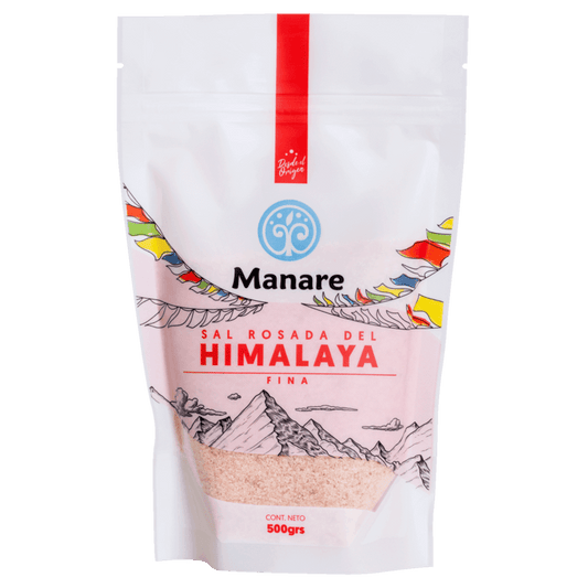 Sal rosada del himalaya fina 500 gramos Marca Manare