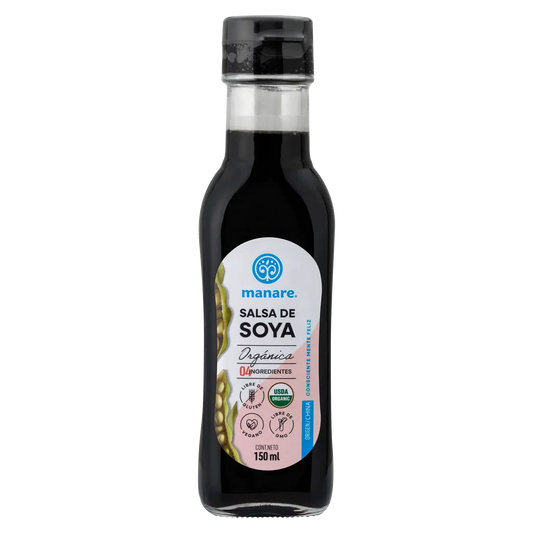 Salsa de soya organica 150 ml Marca Manare