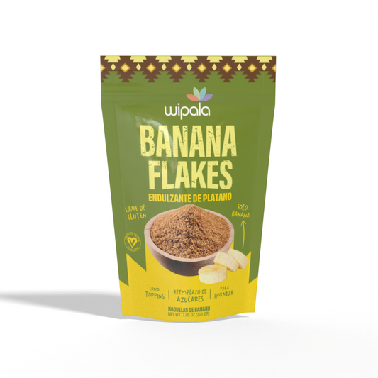 Endulzante de banana 200 gramos Marca Wipala
