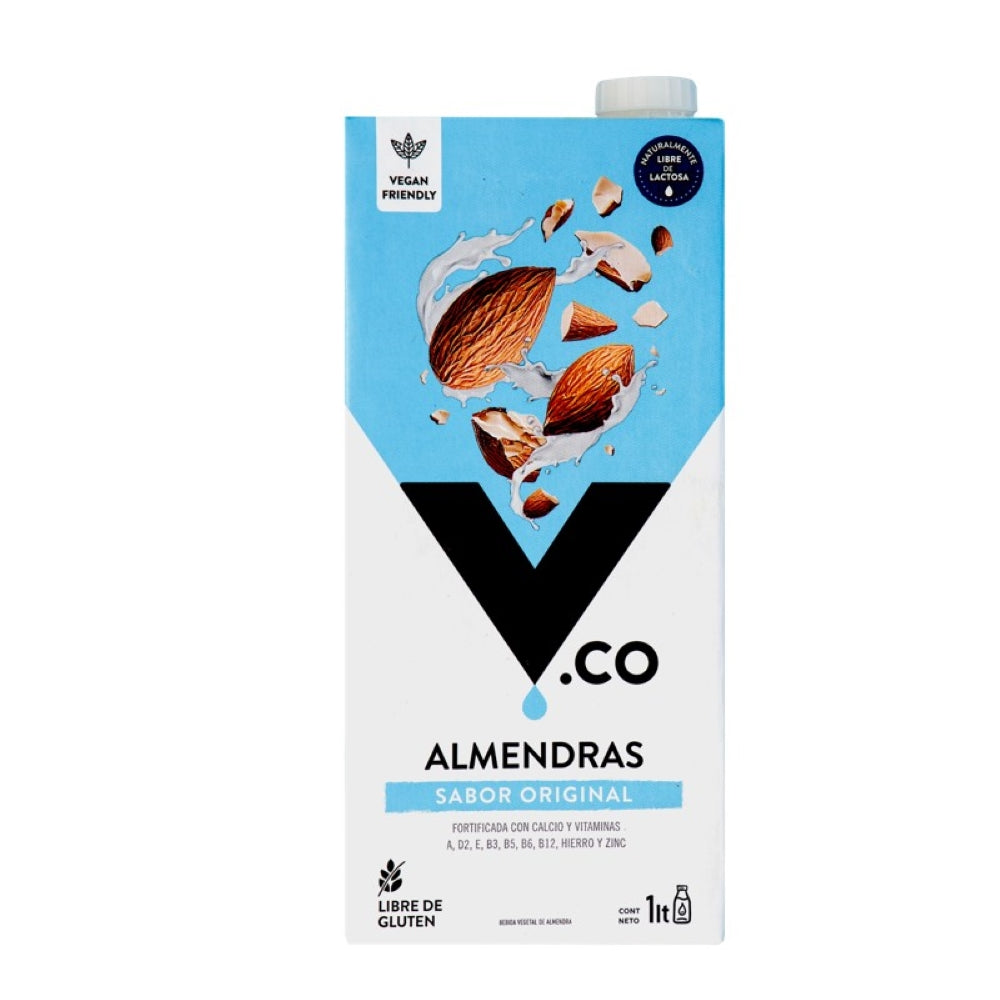 Bebida vegetal de almendra original 1 litro Marca V.CO