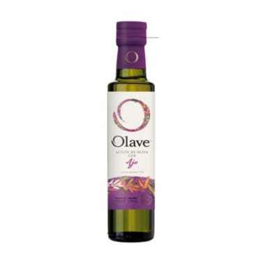 Aceite de oliva extra virgen con ajo 250 cc Marca Olave