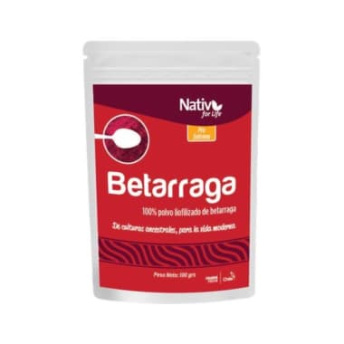 Betarraga 100 gramos Marca Nativ for Life