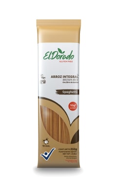 Pasta de arroz integral Spaguetti 250 gramos El Dorado