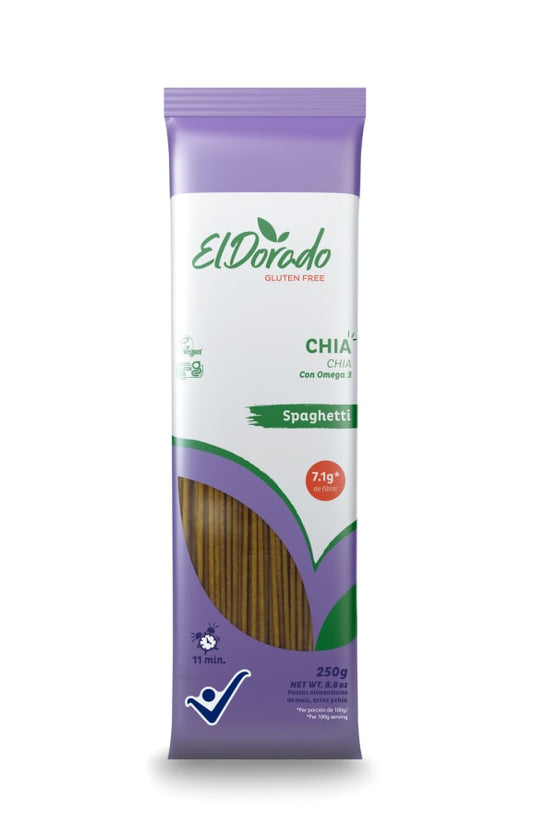 Pasta de chia spaguetti 250 gramos El Dorado