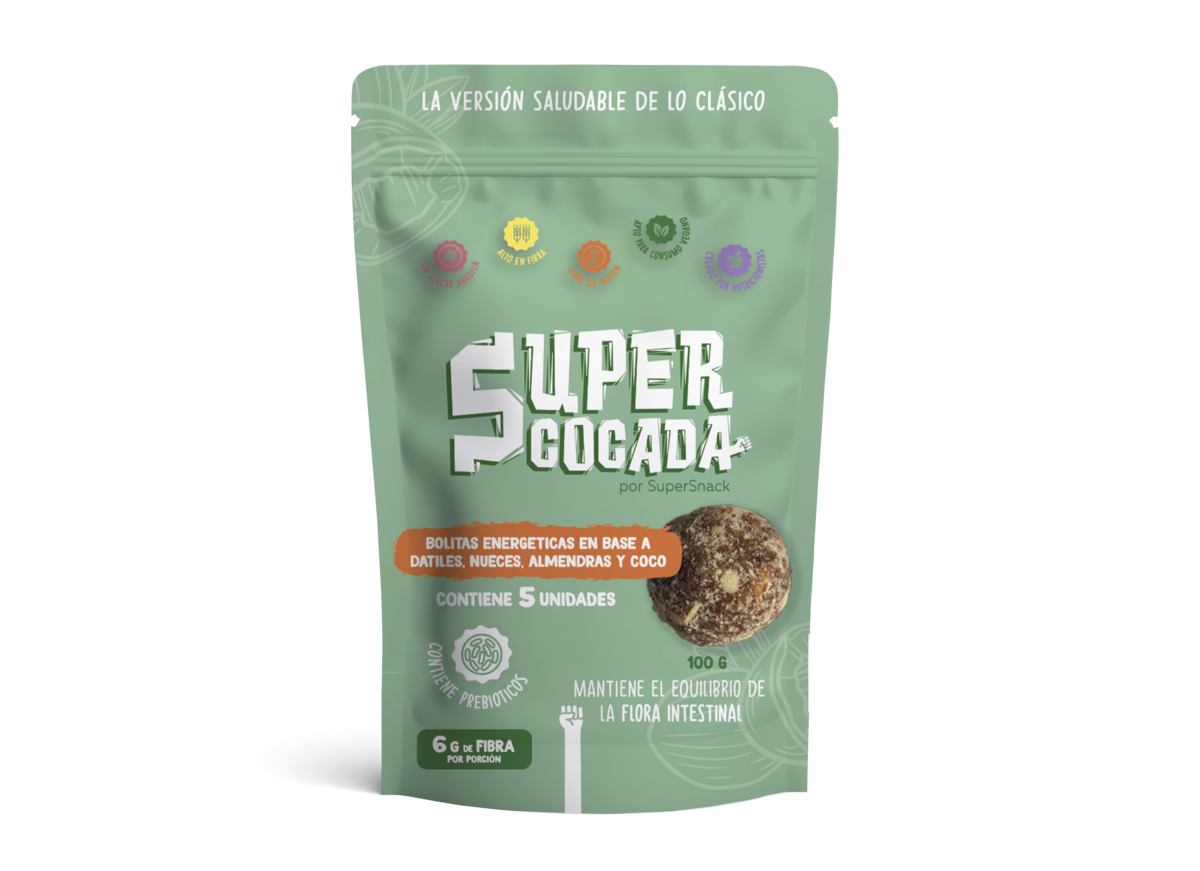 Super cocada doypack 100 gramos Marca Supersnack