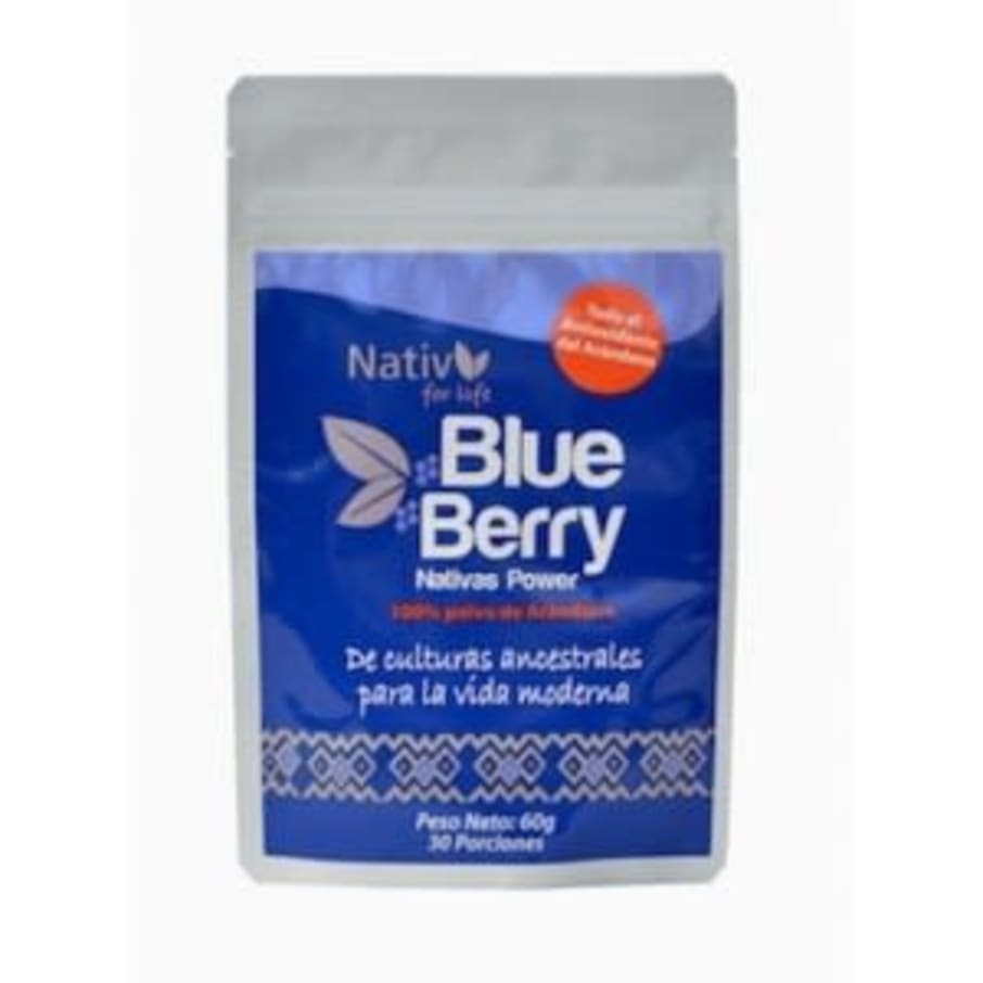 Blue berry powder 60 Marca Nativ For Life
