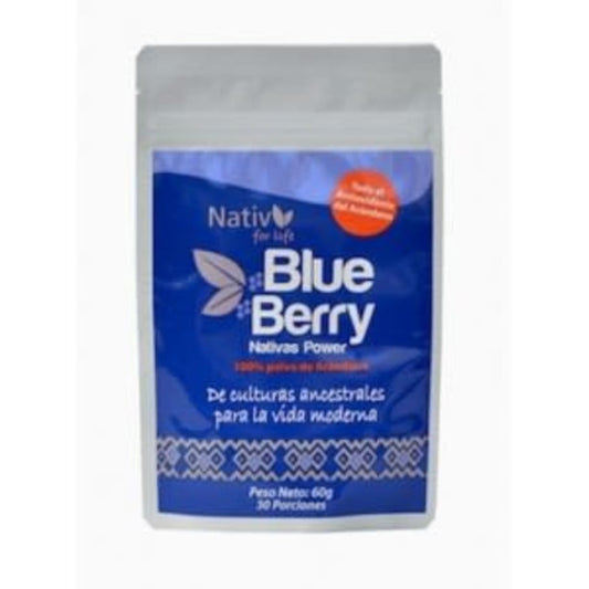 Blue berry powder 60 Marca Nativ For Life