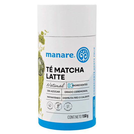 Te matcha latte 150 gramos Marca Manare