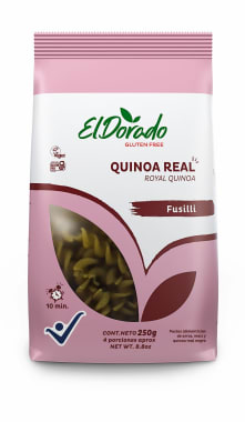 Pasta de quinoa fusilli 250 gramos El Dorado