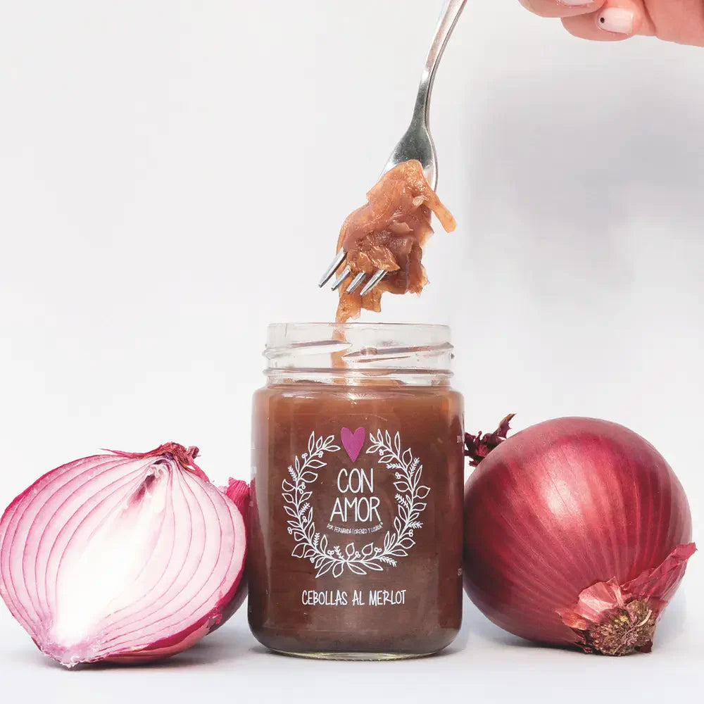Cebollas al merlot 156 gramos Marca Con Amor