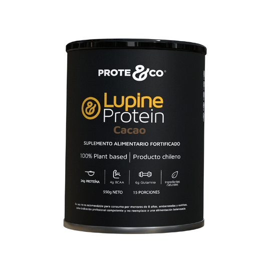 Proteina vegetal de lupino sabor cacao 500 gramos Marca Prote&Co