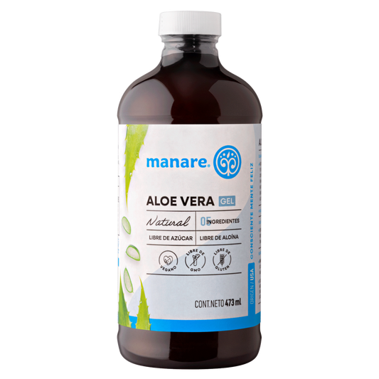 Aloe vera gel 473 ml Marca Manare